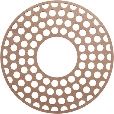 Ekena Millwork Fink Wood Fretwork Pierced Ceiling Medallion, Wood (Paint Grade), 16"OD x 5 3/4"ID x 3/8"T CMWP16X16X0375FFMF